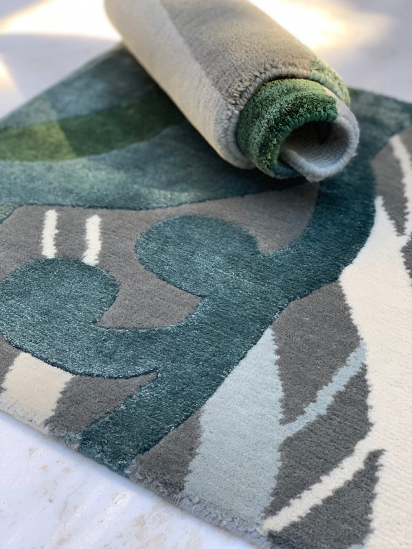 Rug Samples with Meredith Heron Collection