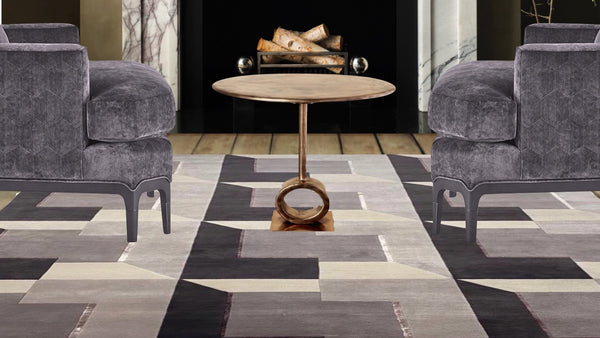 Ludo Tile in Smoked Plum Meredith Heron Collection 