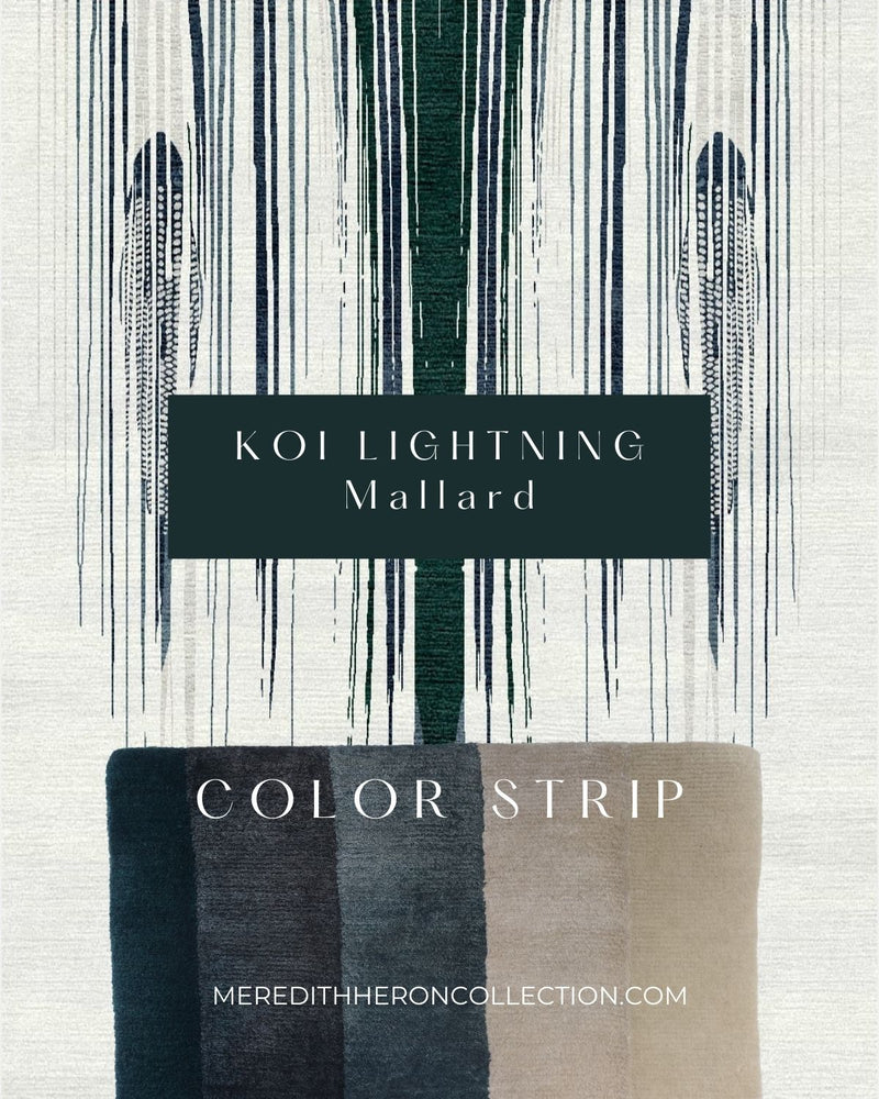 Koi Lightning Rug - Color Strip