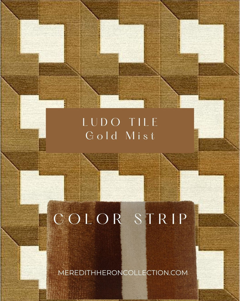 Ludo Tile Rug - Color Strip